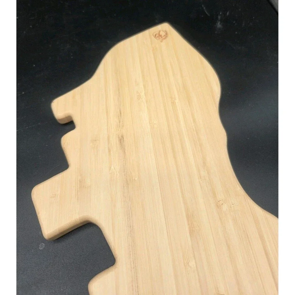 Chicago Neighborhood Map Bamboo Cutting Charcueterie Board NWT